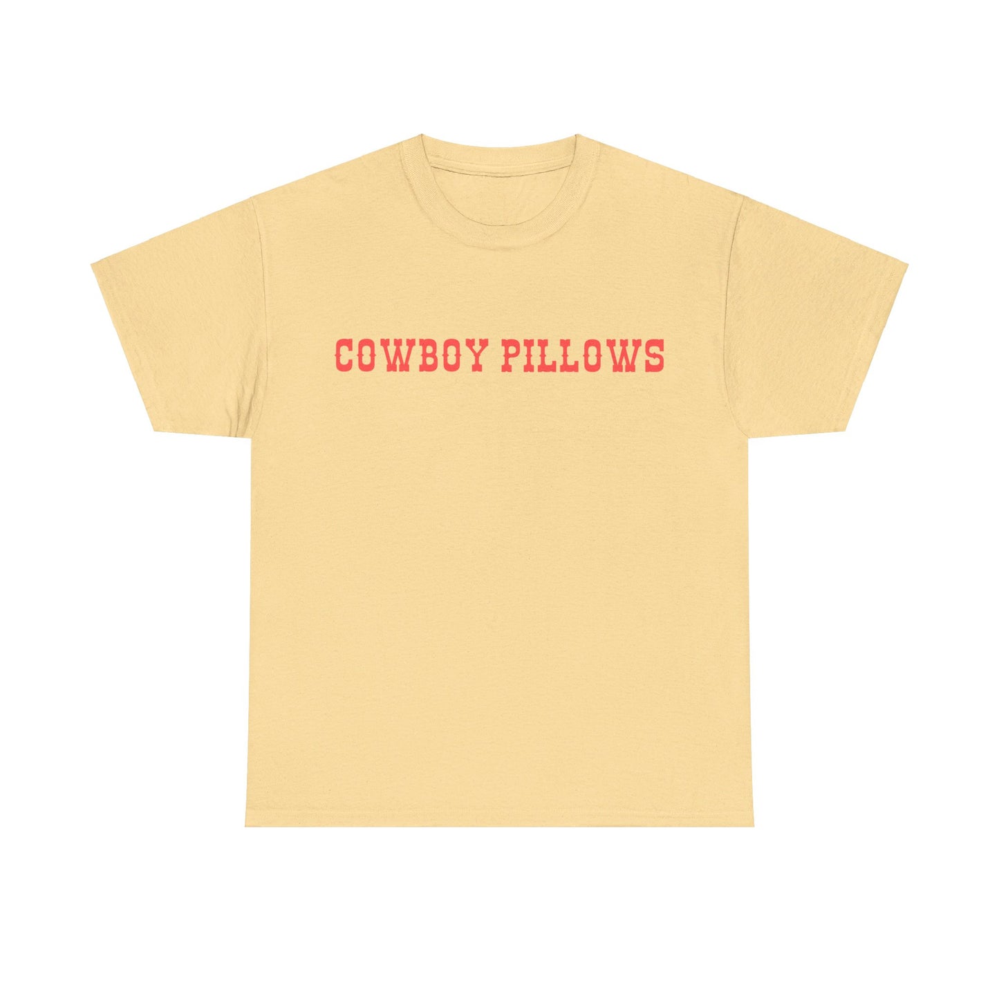 Cowboy Pillows Peach Tee
