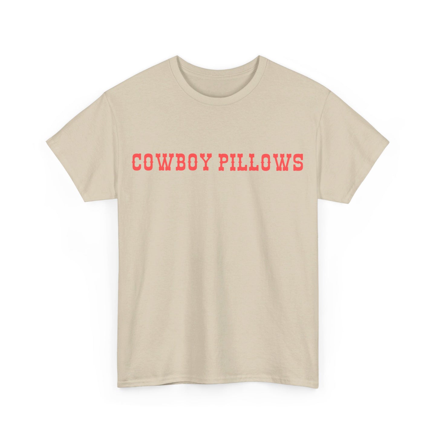 Cowboy Pillows Peach Tee