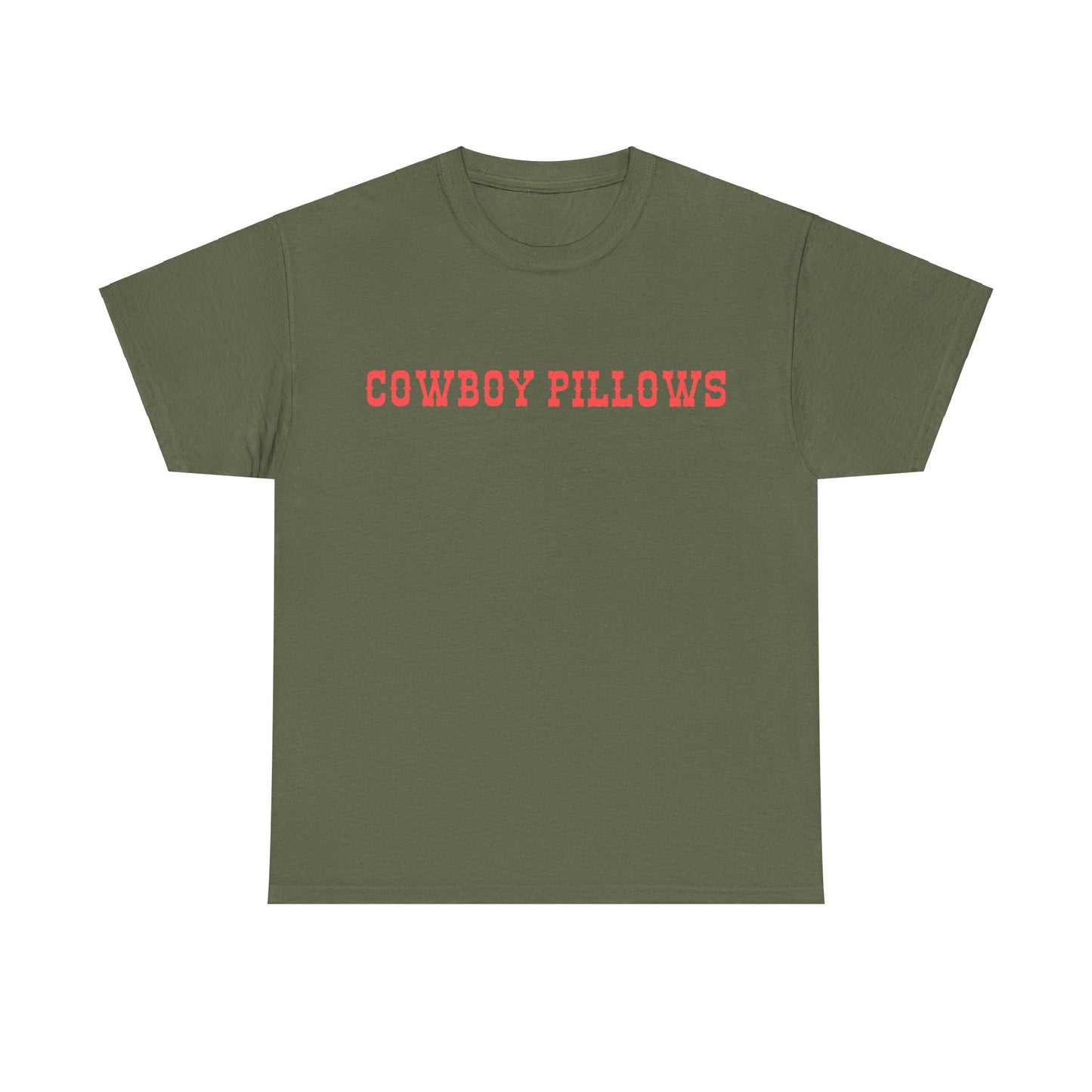 Cowboy Pillows Peach Tee