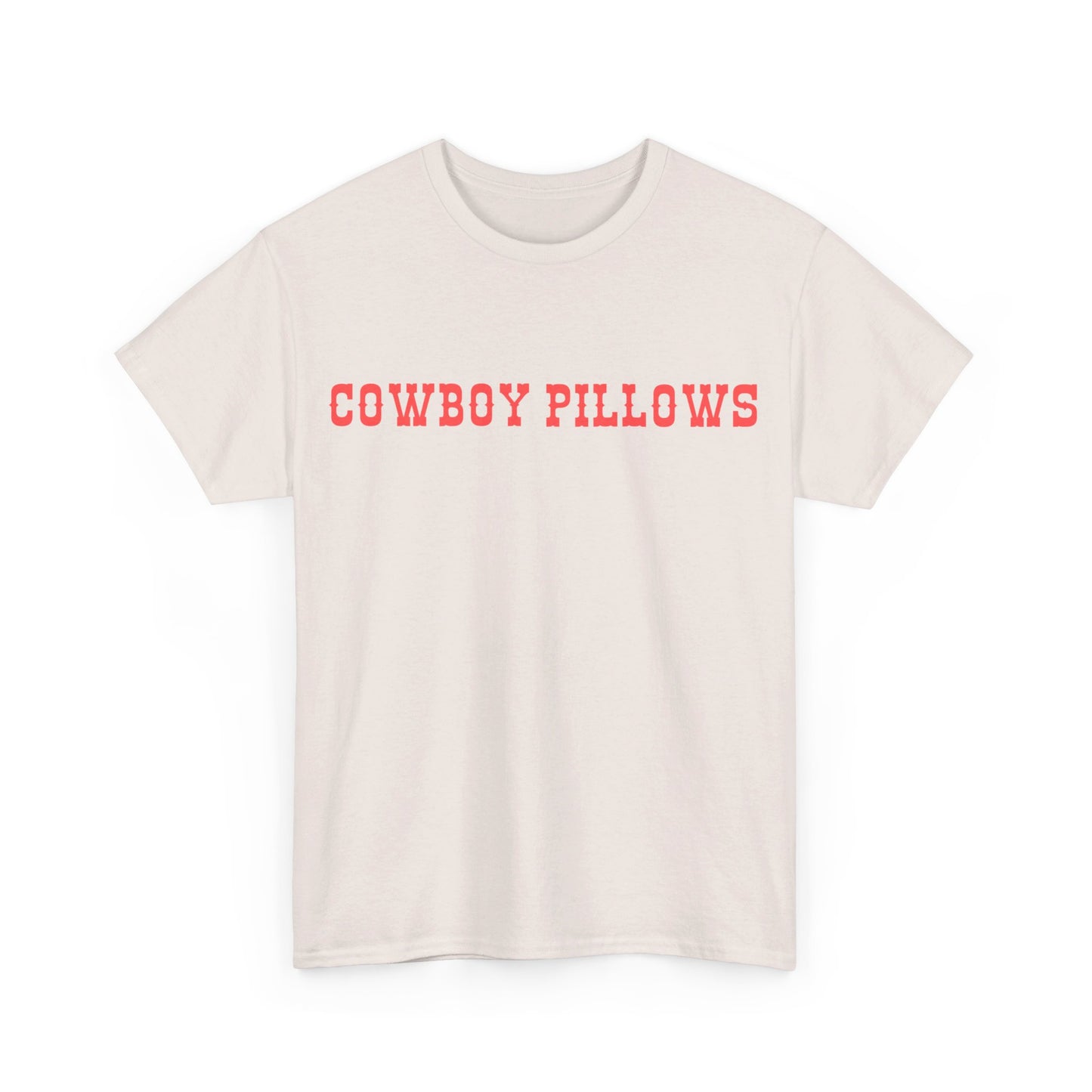 Cowboy Pillows Peach Tee