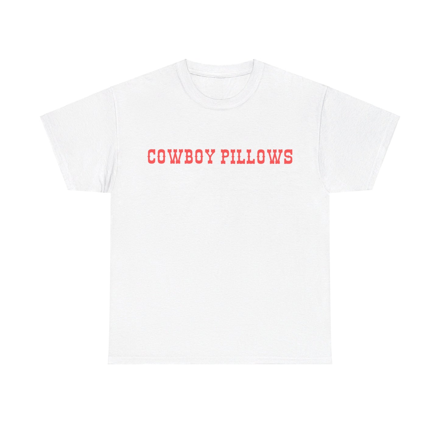 Cowboy Pillows Peach Tee