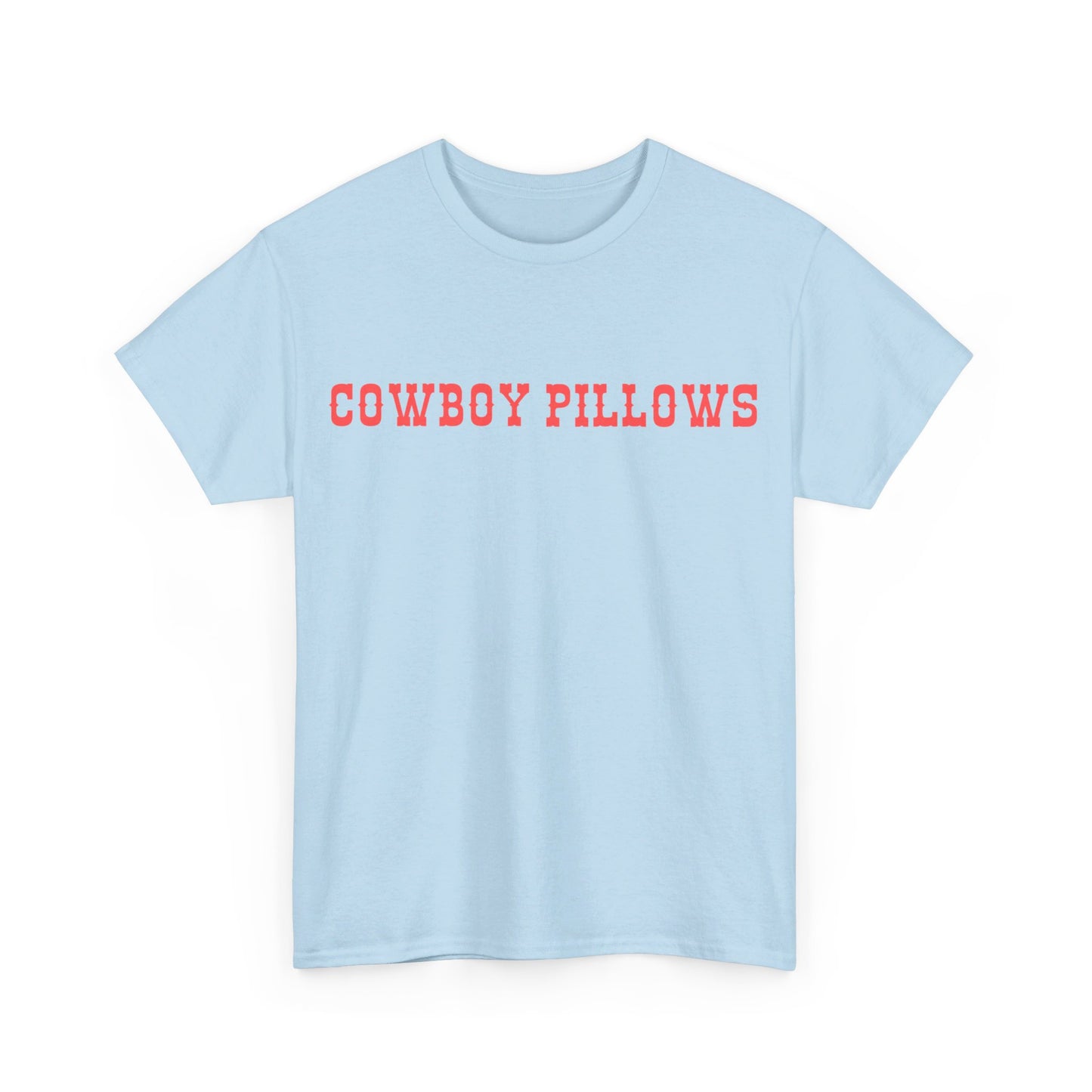 Cowboy Pillows Peach Tee