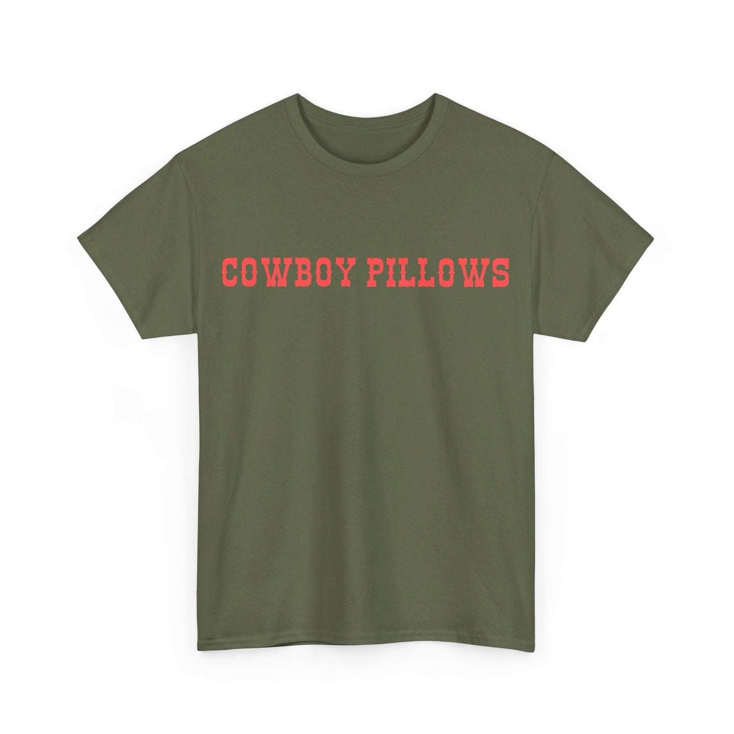 Cowboy Pillows Peach Tee