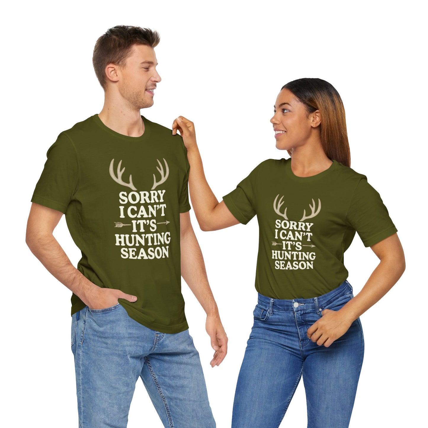 Hunting Season T‑Shirt – "Sorry I Can't, It's Hunting Season" Graphic Tee